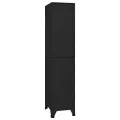 Armoire à casiers Noir 38x45x180 cm Acier