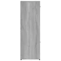 Bibliothèque Sonoma gris 90x30x90 cm Bois d'ingénierie