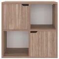 Bibliothèque Sonoma gris 60x27,5x59,5 cm Aggloméré