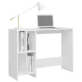 Bureau d'ordinateur portable Blanc 102,5x35x75 cm Aggloméré