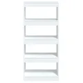 Bibliothèque/Cloison Blanc 60x30x135 cm Bois d'ingénierie