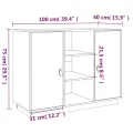Buffet 100x40x75 cm Bois massif de pin