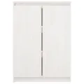 Buffet Blanc 60x36x84 cm Bois de pin massif