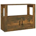 Buffet Chêne fumé 80x30x60 cm Bois d'ingénierie