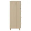 Buffet HAMAR Marron miel 79x40x103,5 cm Bois massif de pin