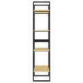 Bibliothèque à 4 niveaux 60x30x140 cm Bois de pin massif