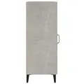 Buffet Gris béton 34,5x34x90 cm Bois d'ingénierie