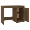Bureau Chêne marron 100x50x76 cm Bois d'ingénierie