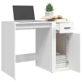 Bureau Blanc 100x49x75 cm Bois d'ingénierie