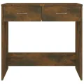 Bureau Chêne fumé 80x40x75 cm Bois d'ingénierie