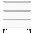 Buffet Blanc 60x35x70 cm Bois d'ingénierie