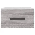 Tables de chevet murales 2 pcs sonoma gris 35x35x20 cm