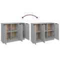 Buffet Sonoma gris 90,5x30x70 cm Bois d'ingénierie