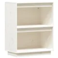 Armoire console Blanc 60x34x75 cm Bois de pin solide