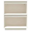 Armoire console Blanc 60x34x75 cm Bois de pin solide