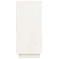 Armoire console Blanc 60x34x75 cm Bois de pin solide