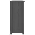 Buffet Gris 70x35x80 cm Bois massif de pin