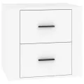 Table de chevet Blanc 50x39x47 cm