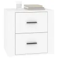 Table de chevet Blanc 50x39x47 cm