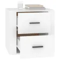 Table de chevet Blanc 50x39x47 cm