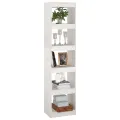 Bibliothèque/Séparateur de pièce Blanc 40x30x167,5cm Pin massif