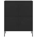 Armoire de rangement Noir 80x35x101,5 cm Acier