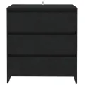 Buffet Noir 70x41x75 cm Aggloméré