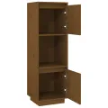 Buffet Marron miel 38x35x117 cm Bois massif de pin