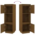 Buffet Marron miel 38x35x117 cm Bois massif de pin