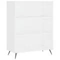 Buffet blanc 69,5x32,5x180 cm bois d'ingénierie
