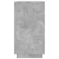 Buffet gris béton 80x34x75 cm bois d'ingénierie