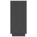 Buffets 2 pcs Gris 31,5x34x75 cm Bois massif de pin