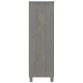 Bibliothèque HAMAR Gris clair 85x35x112 cm Bois de pin massif