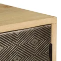 Buffet 120 x 30 x 75 cm Bois de manguier massif