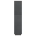 Bibliothèque/Séparateur de pièce Gris 80x35x167 cm Pin massif