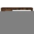 Bureau avec tiroir chêne fumé 115x50x75 cm bois d'ingénierie