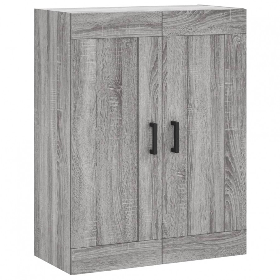 Armoire murale sonoma gris 69,5x34x90 cm bois d'ingénierie