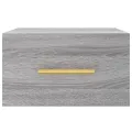 Tables de chevet murales 2 pcs sonoma gris 35x35x20 cm