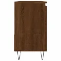 Armoire de bain chêne marron 65x33x60 cm bois d'ingénierie