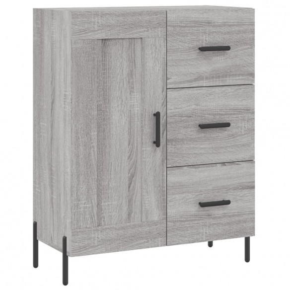 Buffet sonoma gris 69,5x34x90 cm bois d'ingénierie