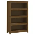 Bibliothèque Marron miel 80x35x126 cm Bois de pin massif