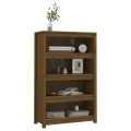 Bibliothèque Marron miel 80x35x126 cm Bois de pin massif