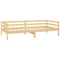 Lit de repos avec matelas 90x200 cm Bois de pin massif