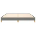 Cadre de lit Gris foncé 180 x 200 cm Tissu