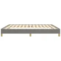 Cadre de lit Gris foncé 180 x 200 cm Tissu