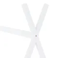 Cadre de lit d'enfant Blanc Bois de pin massif 70x140 cm