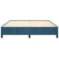 Cadre de lit Bleu foncé 180x200 cm Velours