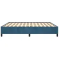 Cadre de lit Bleu foncé 180x200 cm Velours