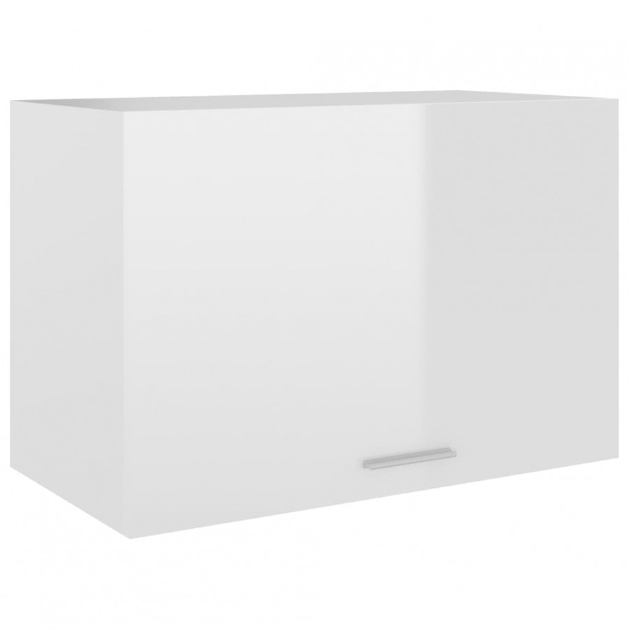 Armoire suspendue Blanc brillant 60x31x40 cm Aggloméré