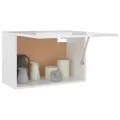 Armoire suspendue Blanc brillant 60x31x40 cm Aggloméré